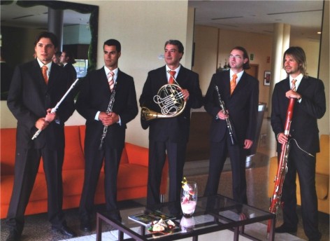Quinteto de vento Pentafon&iacute;a