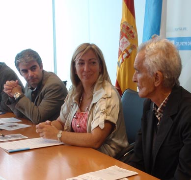 Momento da rolda de prensa