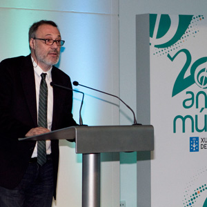 Roberto Varela, na presentación do Ano da Música