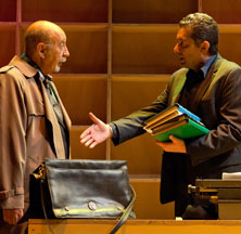 Ernesto Chao e Miguel Pernas, en 'O profesional'