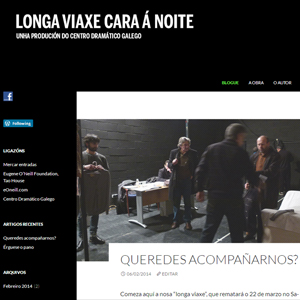 Detalle da portada do blog