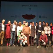 Foto de grupo durante a presentación