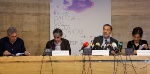 Coincidindo coa apertura oficial da Feira, celebrouse o acto de comunicacin e entrega dos premios literarios da Agadic ( Tono Arias)