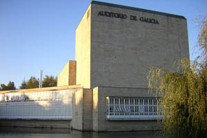 Exterior do Auditorio de Galicia